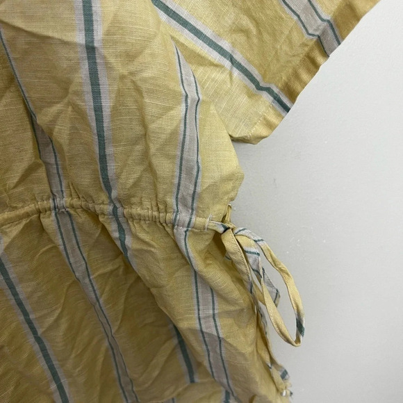 Madewell • Drawstring-Waist Shirt in Atlantic Stripe - Picture 9 of 10